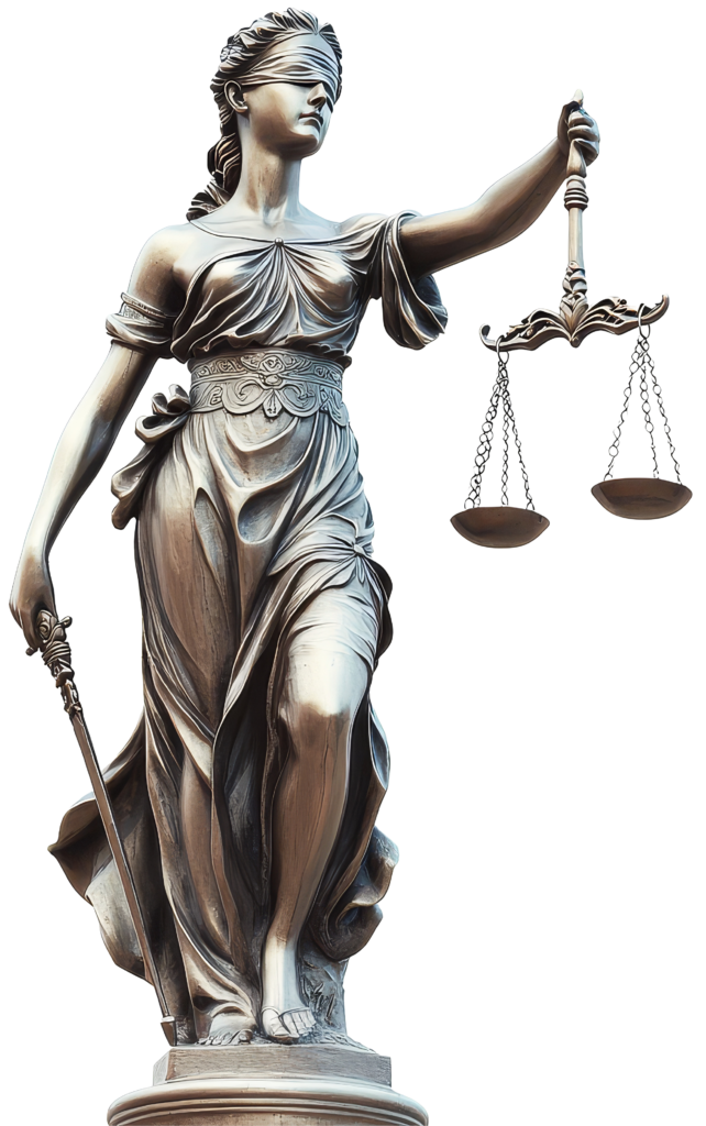 Vecteezy Statue Of Lady Justice Holding Scales And Sword Against A 52388431 - Philadelphia Personal Injury Lawyer - Kaplunmarx Accident &Amp; Injury Lawyers